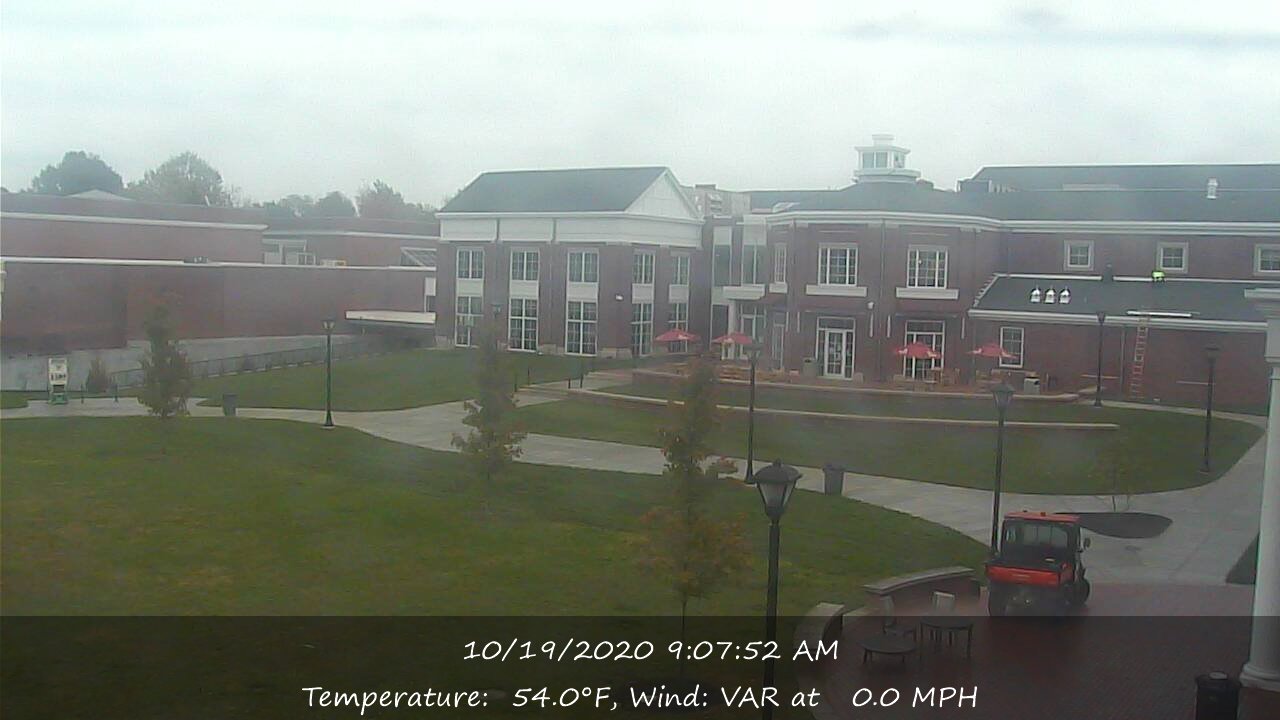 current photo of Campus Center construction site