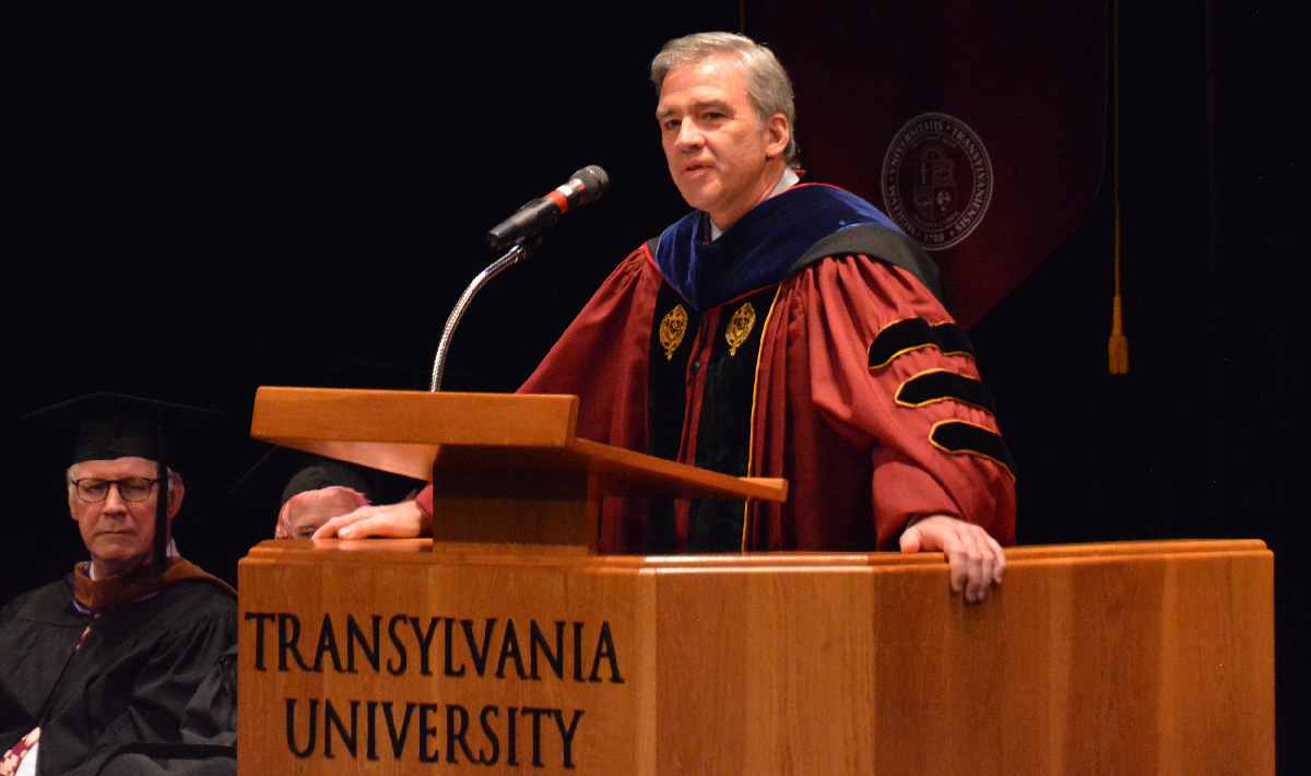 Remarks to the Transylvania Class of 2022 at the First-Year Induction Ceremony