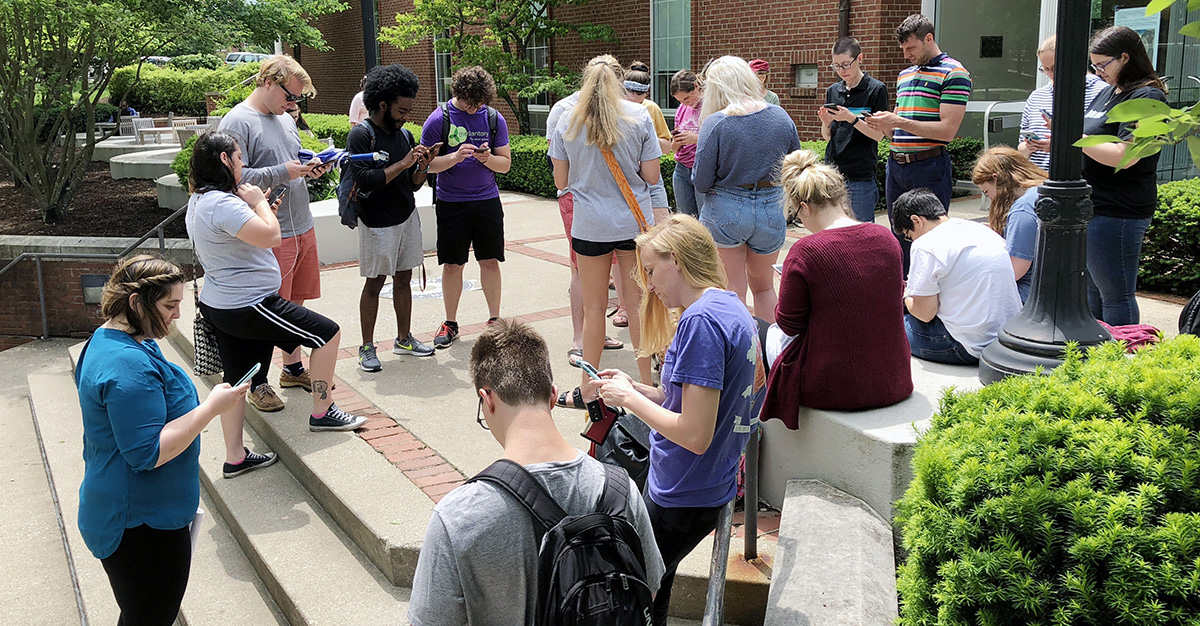 Technology-based game brings Transy community together