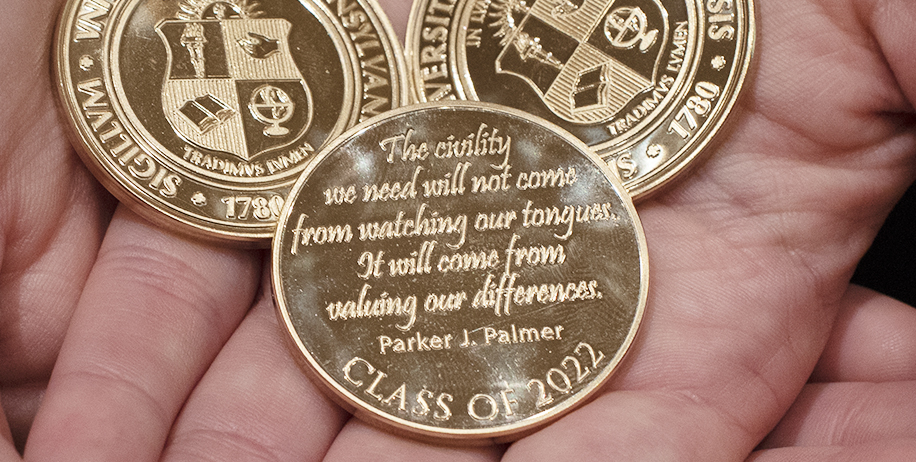 Transylvania Class of 2022 coin