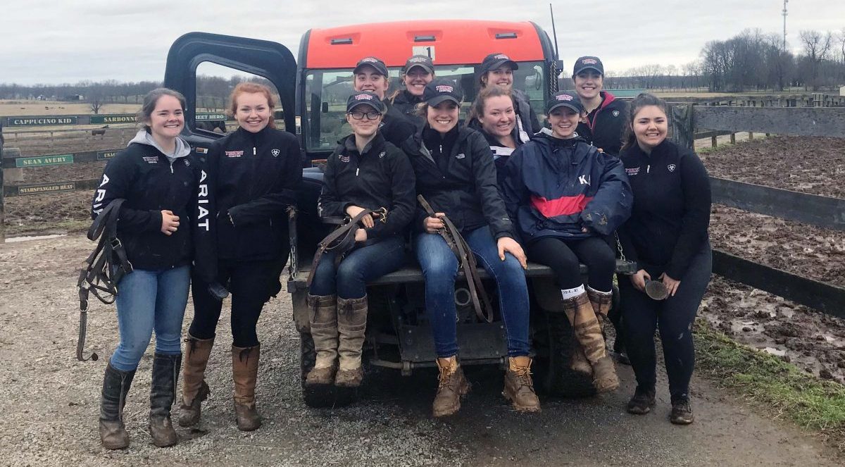 Transy eventing team meets some ‘Old Friends’ at annual volunteer day