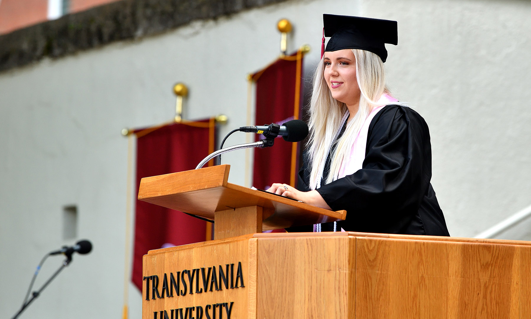 “We did it!” Read the 2019 student commencement speaker’s remarks