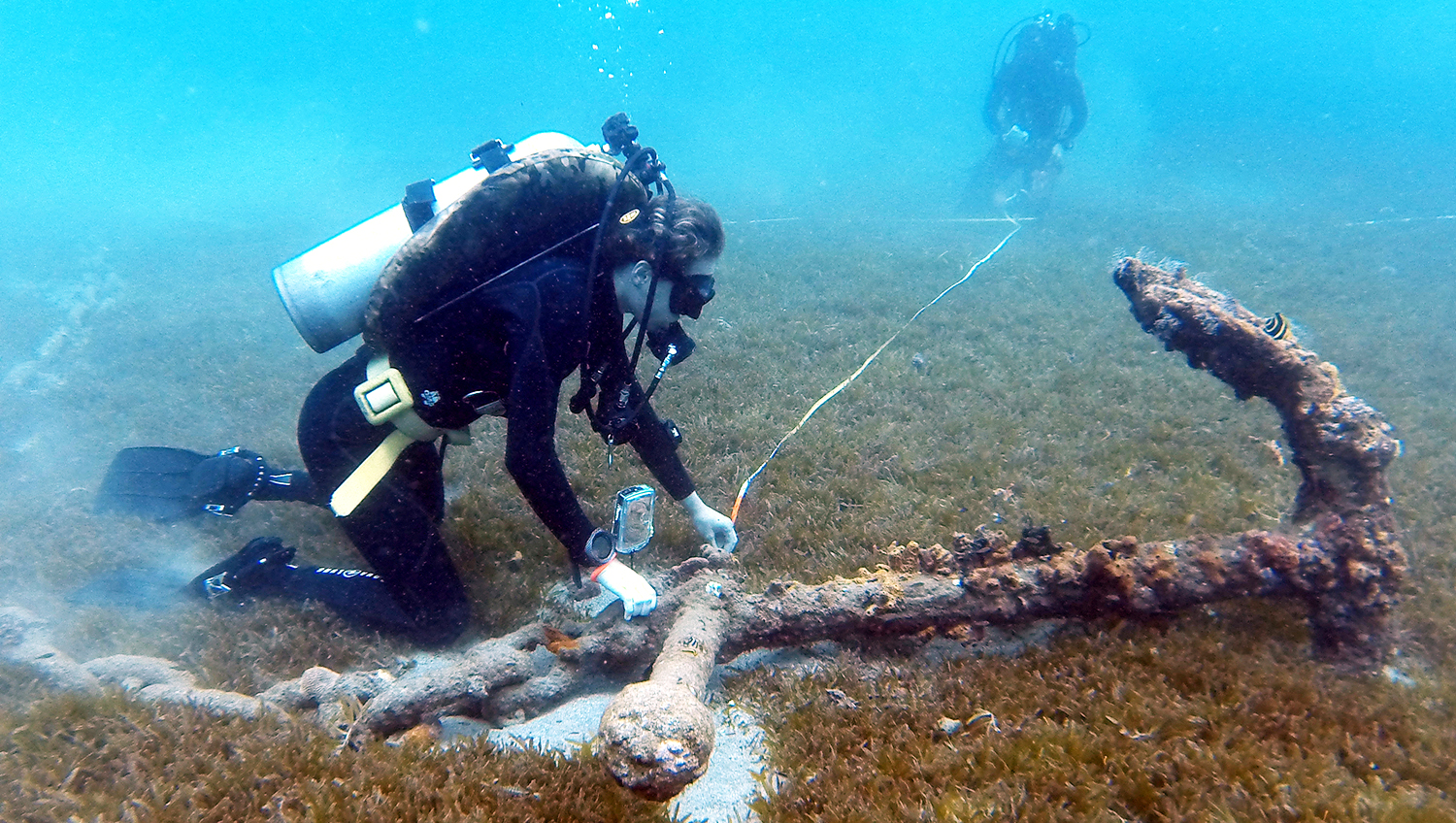 Transylvania students, professor dive into underwater archaeology this summer