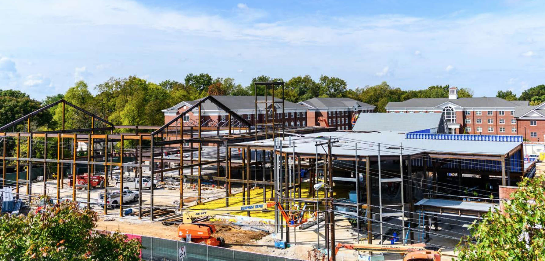 Campus Center construction site