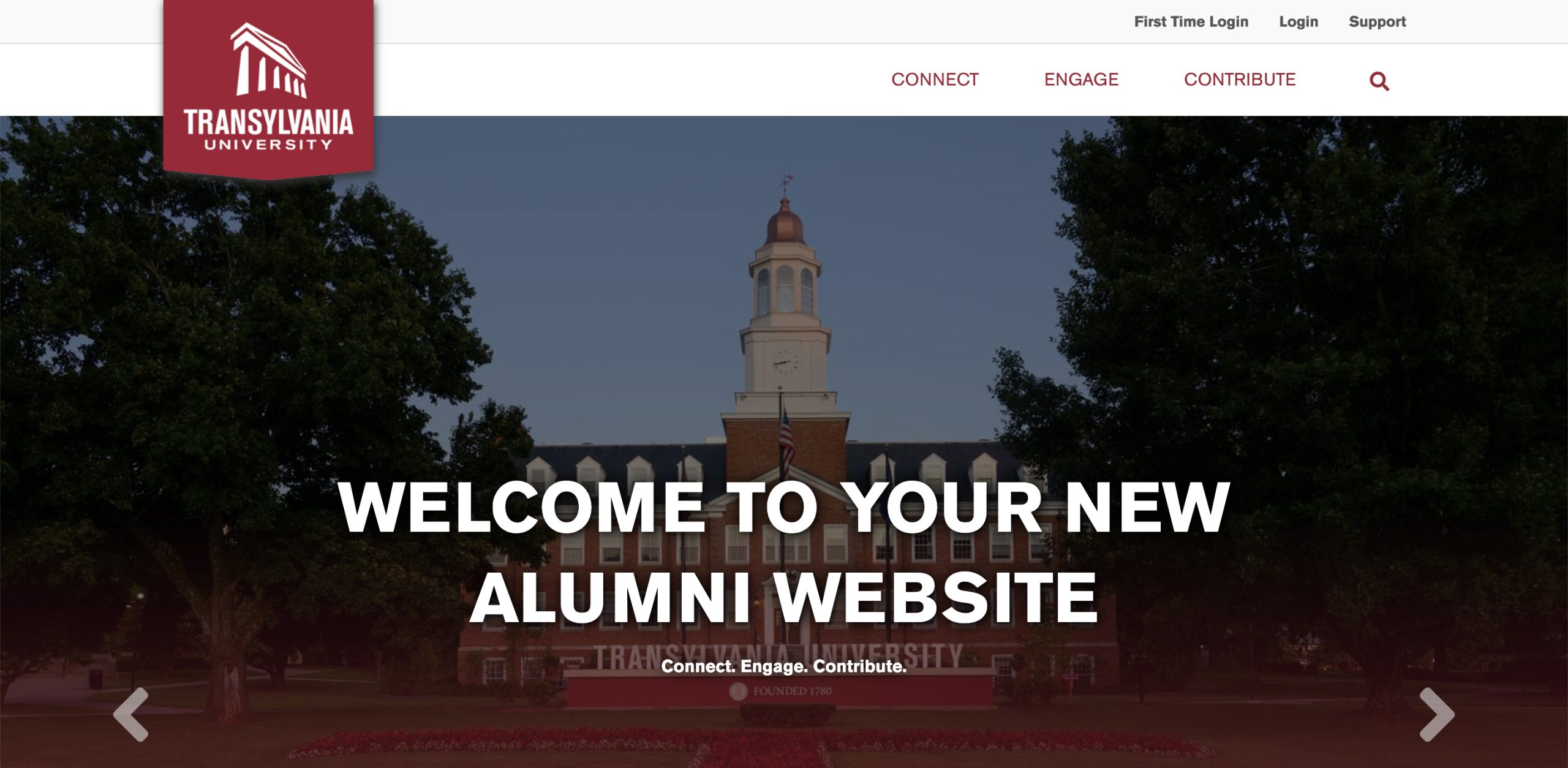 alumni webpage