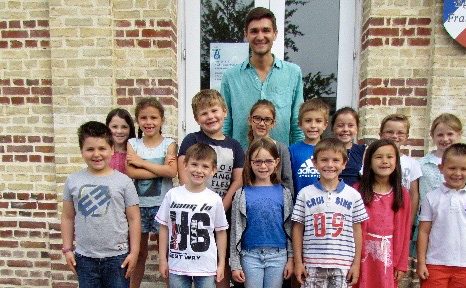 Barton and school class