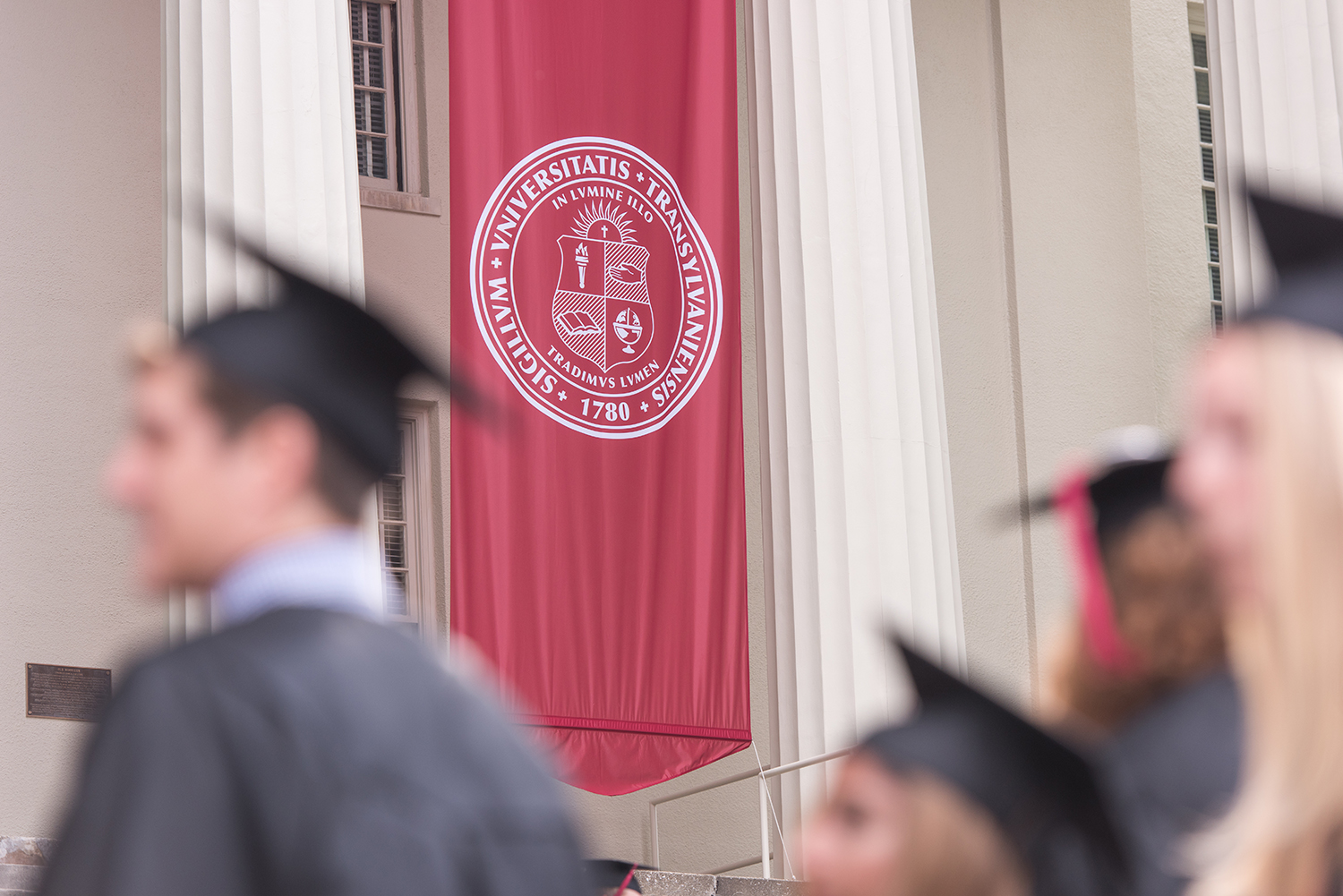 Students at commencement