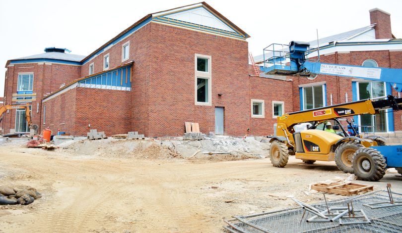 Campus Center under construction
