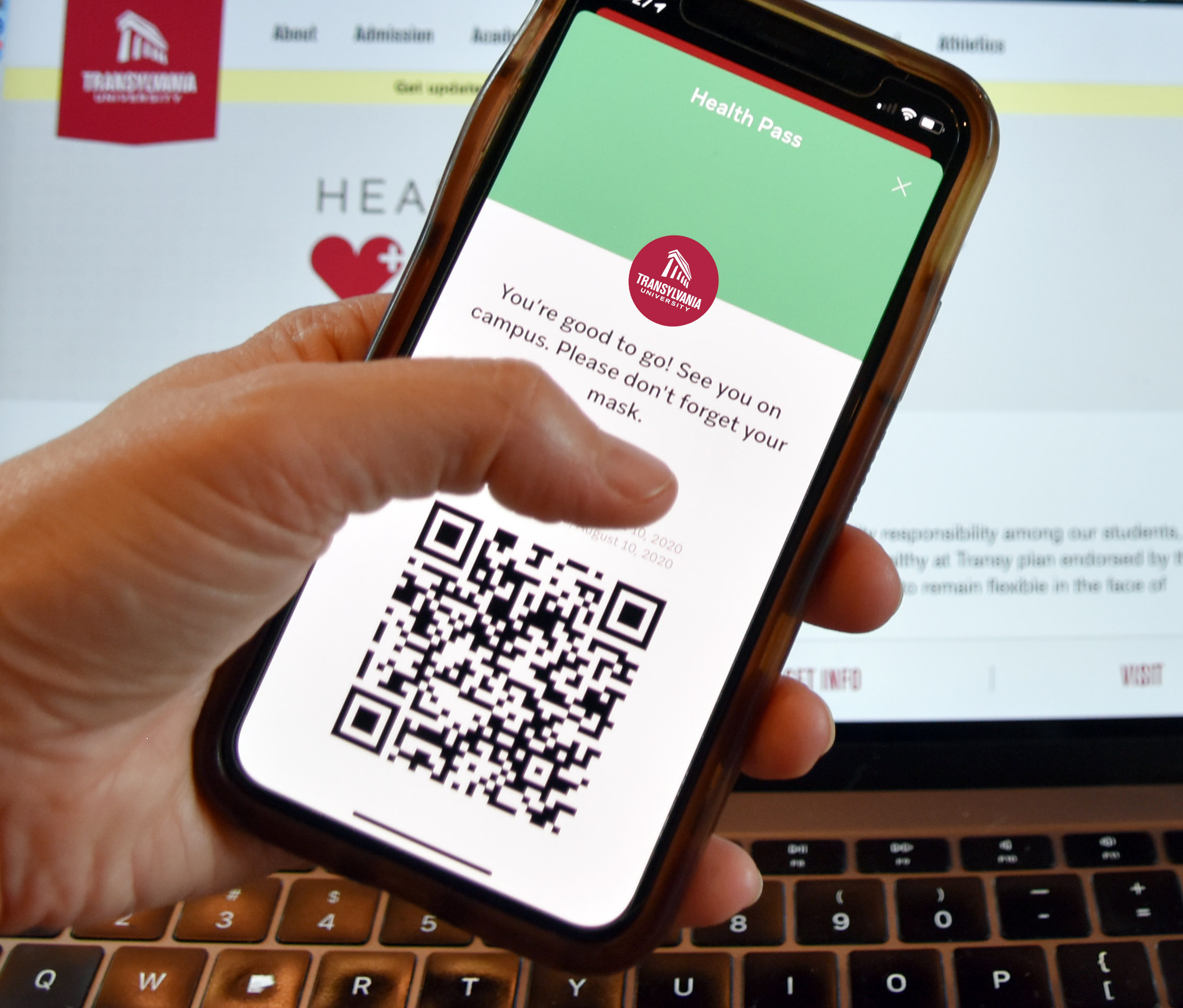 Transylvania adopts self-screening Health Pass app for campus reopening