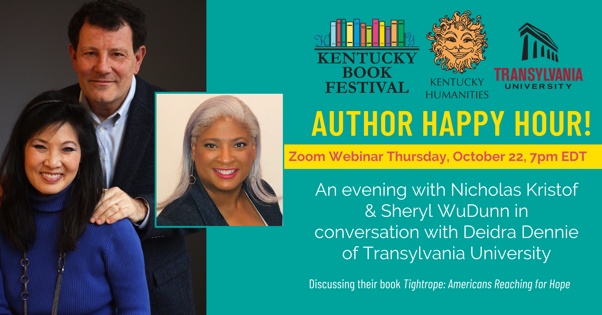 Transylvania VP for diversity and inclusion interviews NY Times columnist for Kentucky Book Festival