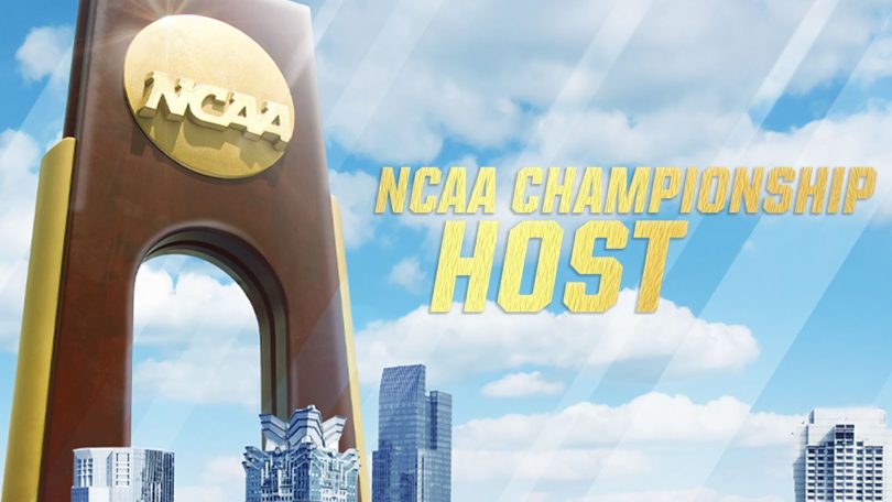 NCAA Championship Host graphic