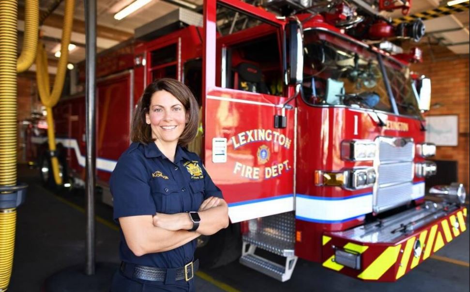 From first aid to first female fire chief, Transylvania alumna reflects on barrier-breaking journey