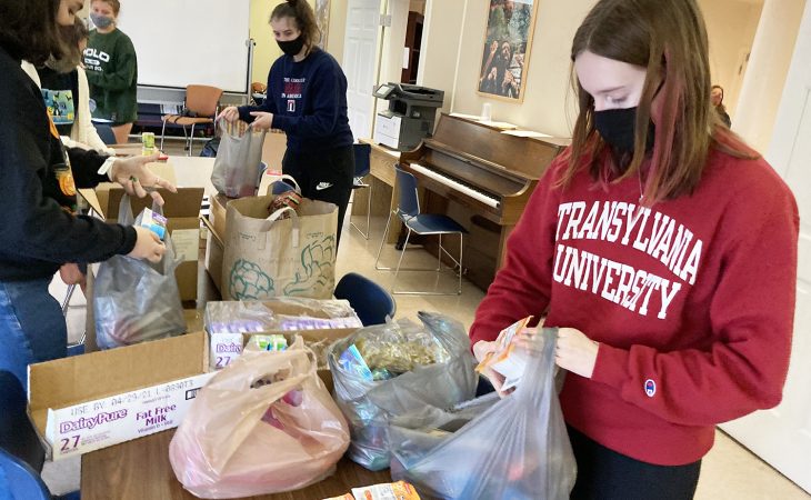 Transylvania University students help ensure local schoolchildren have enough to eat