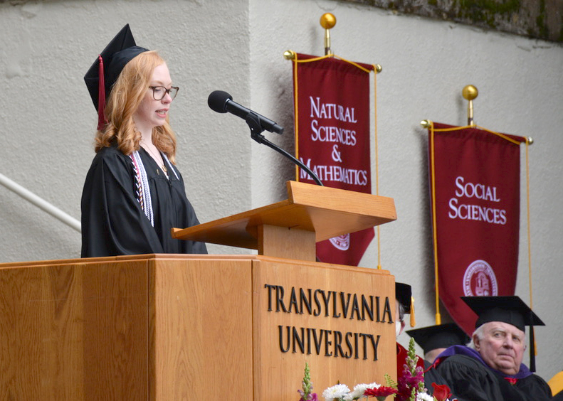 Transylvania WRC major reflects on ‘tightrope between order and chaos’ in 2021 commencement address