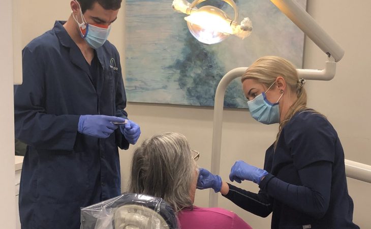 Transylvania student assists dentist
