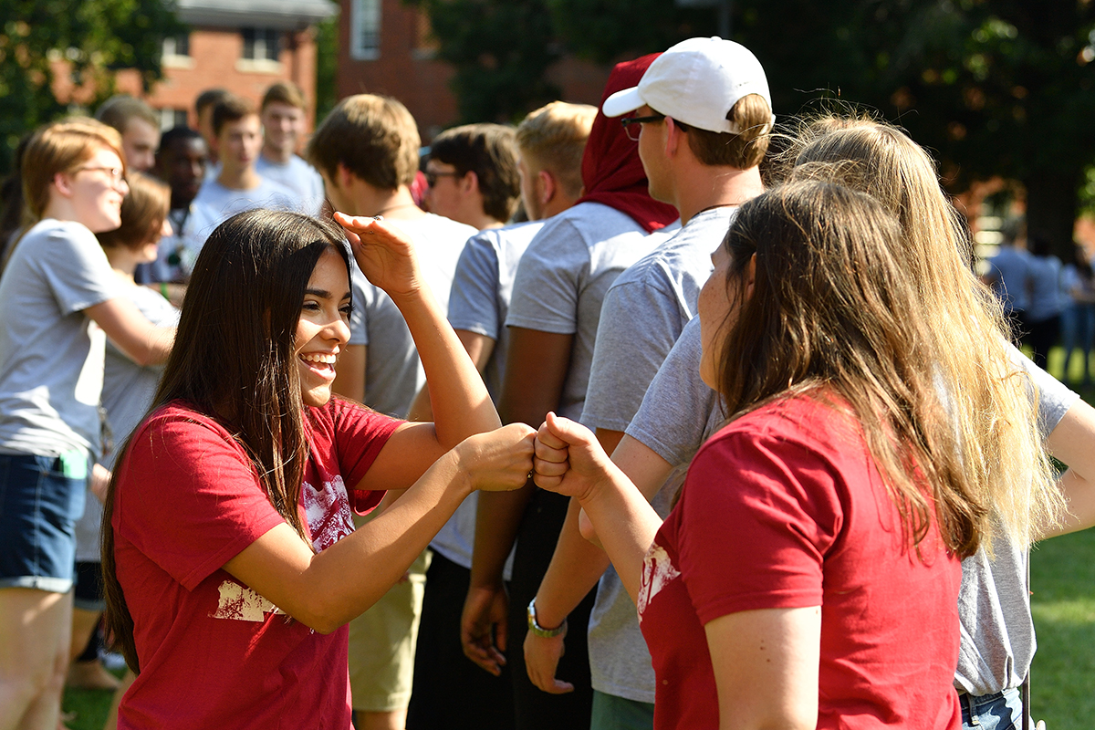 Transylvania’s Orientation and First Engagements to help new students transition to college life
