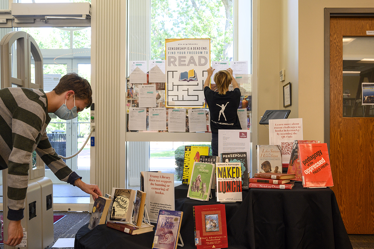 Transylvania library display observes Banned Books Week through Saturday