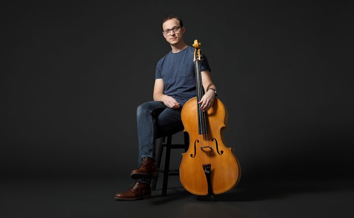 man with a cello