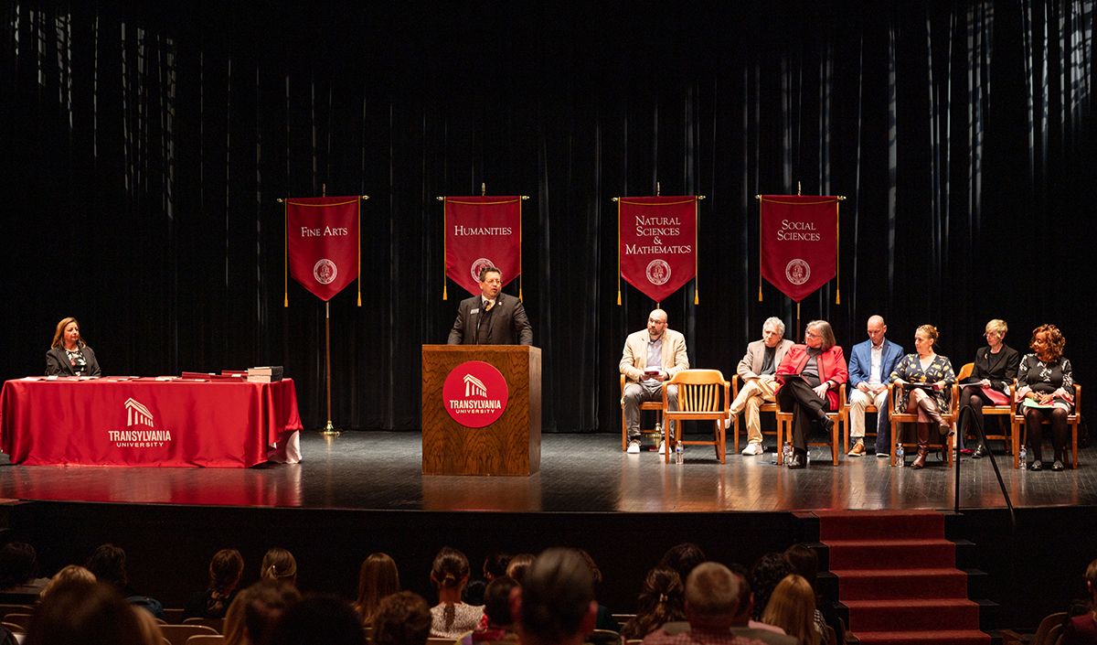 Transylvania honors Pioneers at student awards ceremony