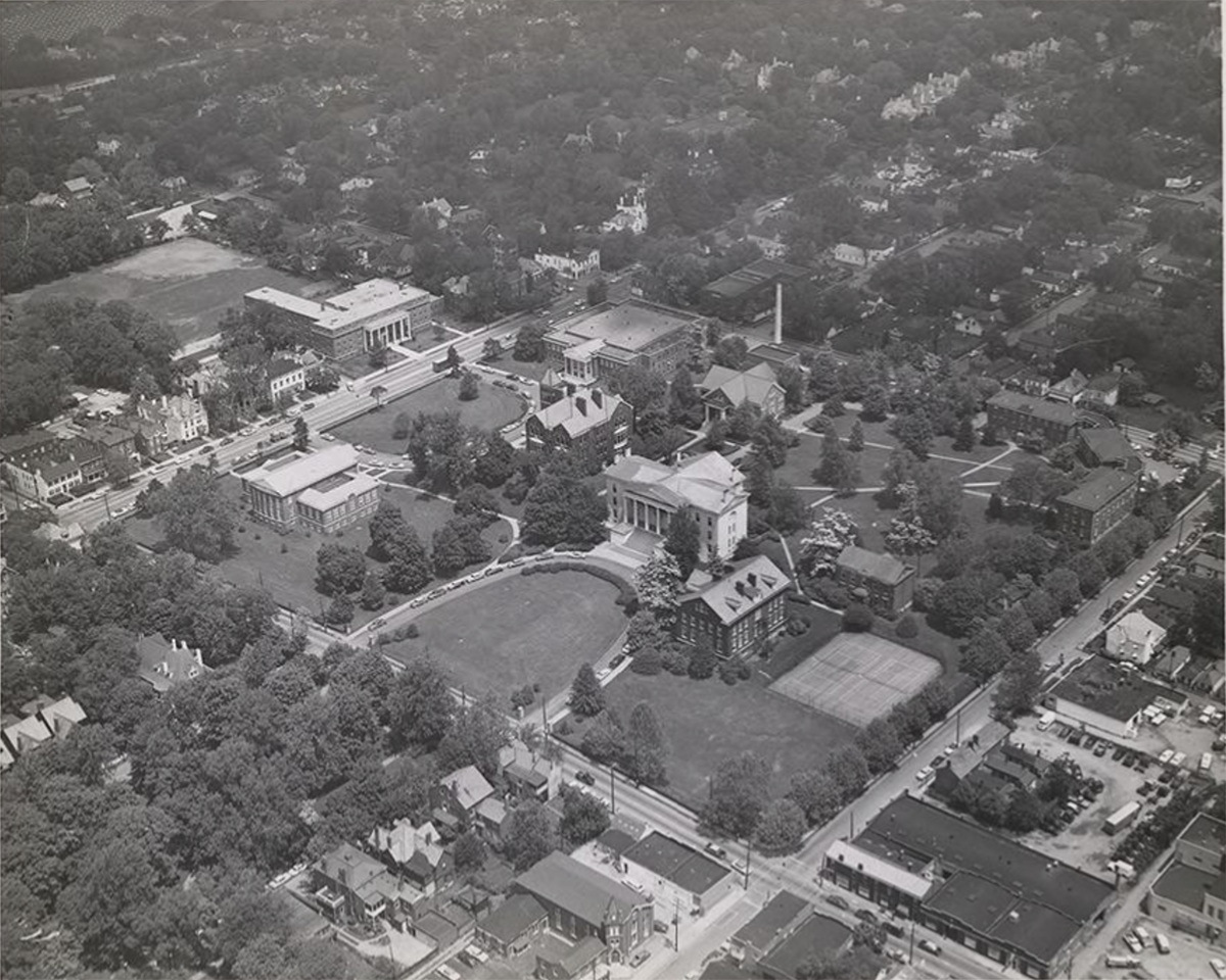 Transylvania library digitizes old images of campus buildings (some long gone, all geotagged)