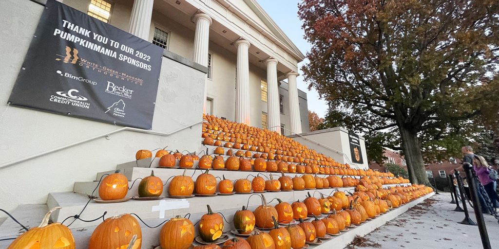pumpkin display