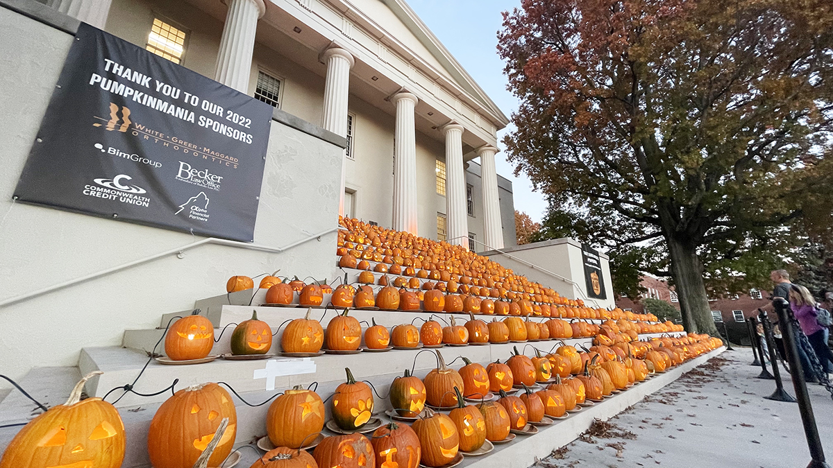 pumpkin display