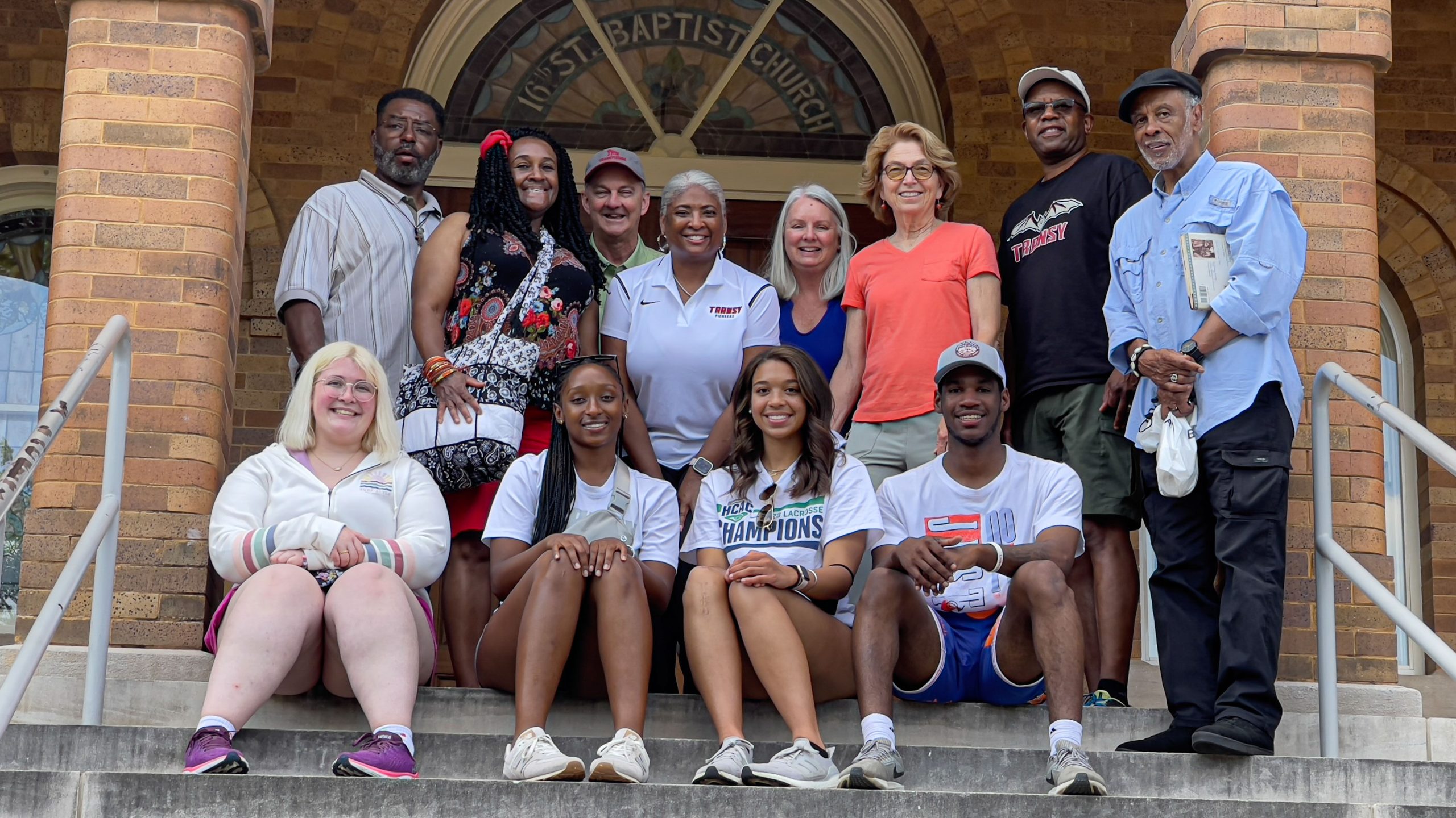 Trip participants on the Civil Rights tour