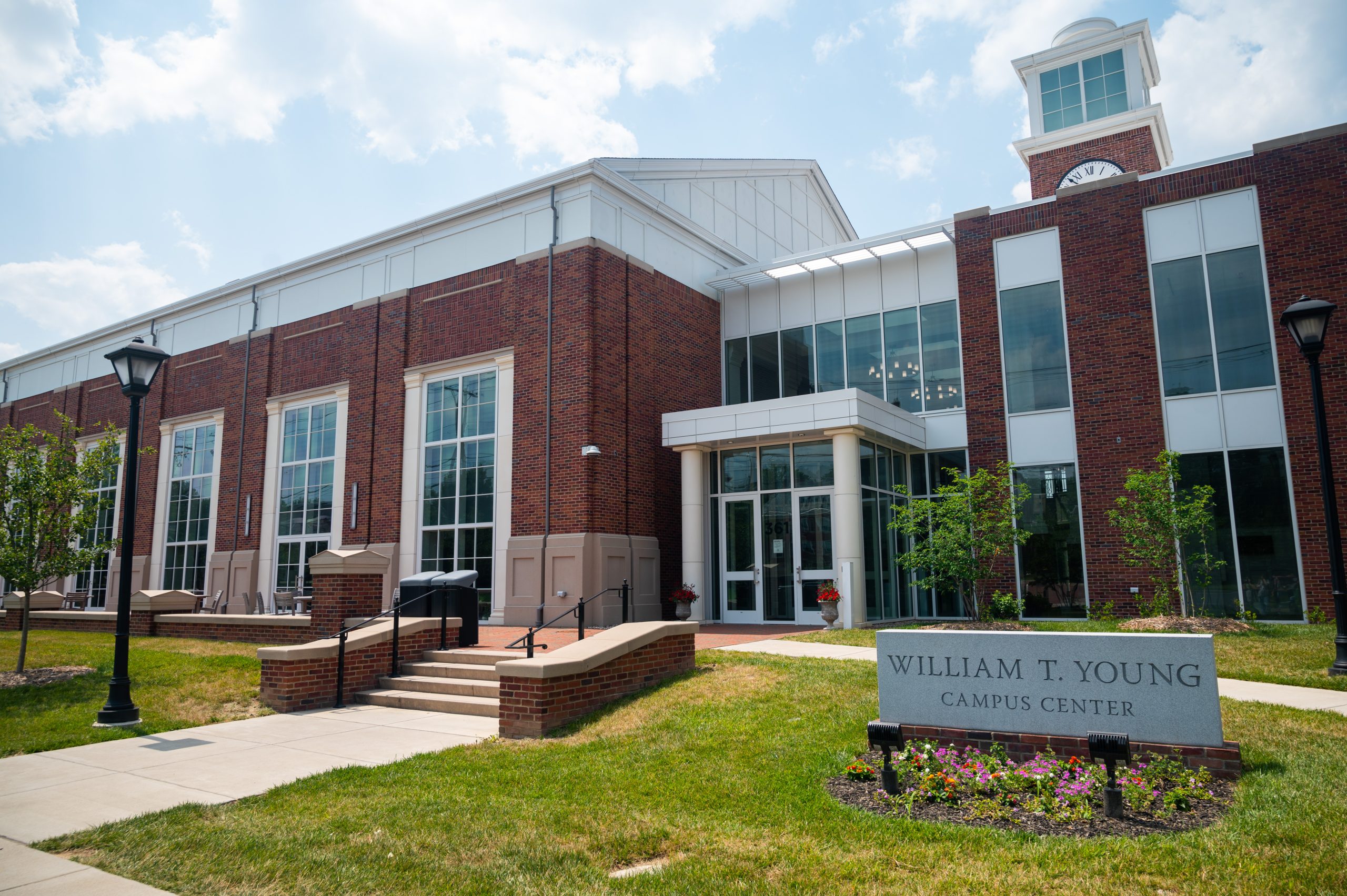 Exterior of the William T. Young Campus Center