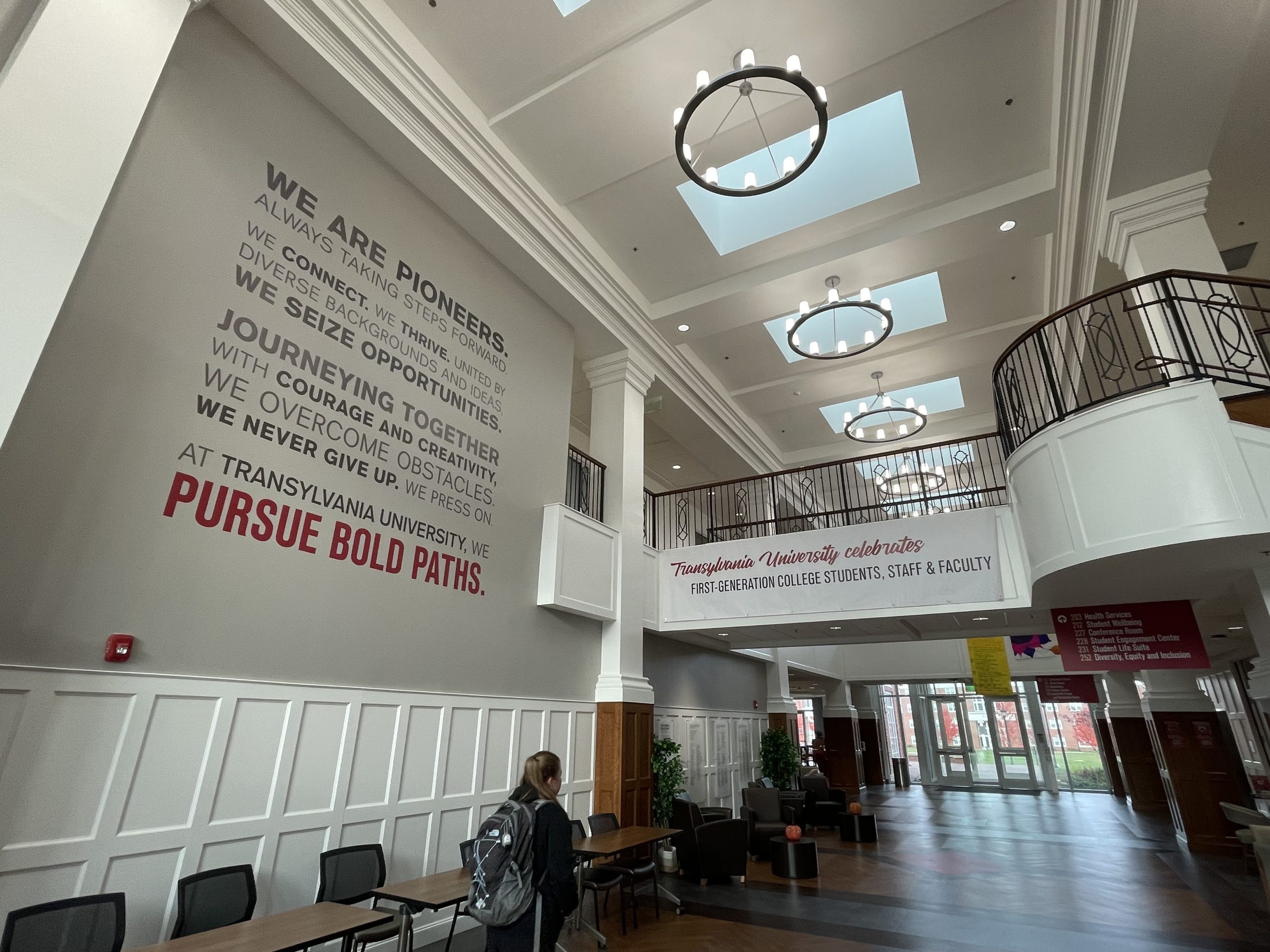 Transylvania celebrates first-generation students with on-campus events