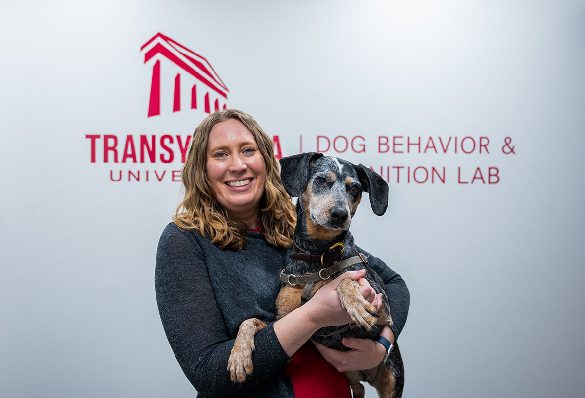 Spotlight shines on Transylvania’s Dog Behavior and Cognition Lab in first year
