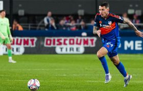 soccer players on the field