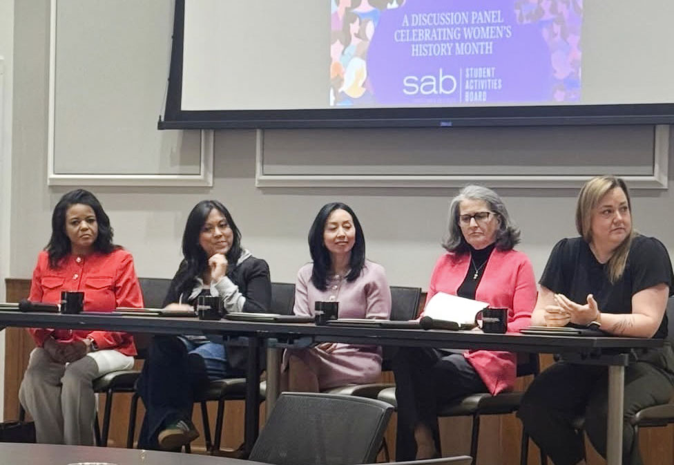 panelists on a stage