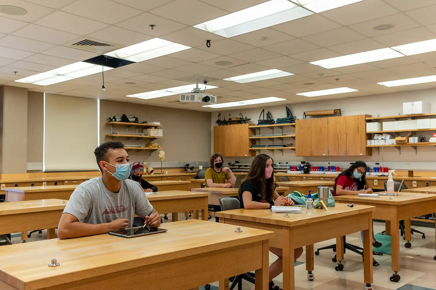 Transylvania students in a classroom