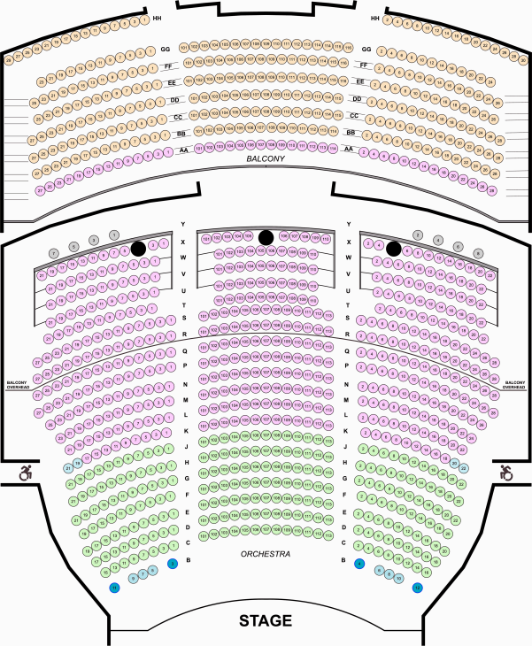 Haggin Auditorium Seating Chart