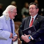 man talking with Brien Lewis