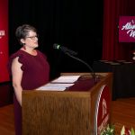 Natasa Mongiardo addressing audience