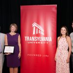 Family posing for photo