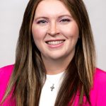 portrait of woman in pink