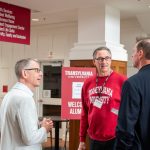 alumni having conversation