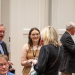 alumni having a conversation