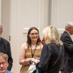 alumni having a conversation