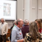 alumni having a conversation