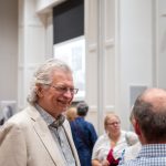 alumni having a conversation