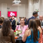 alumni having a conversation