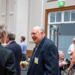 alumni having a conversation