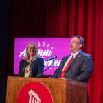 Brien Lewis introducing Jennifer A. Moore