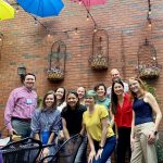 group of alumni posing for photo