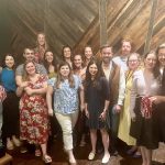 group of alumni posing for photo