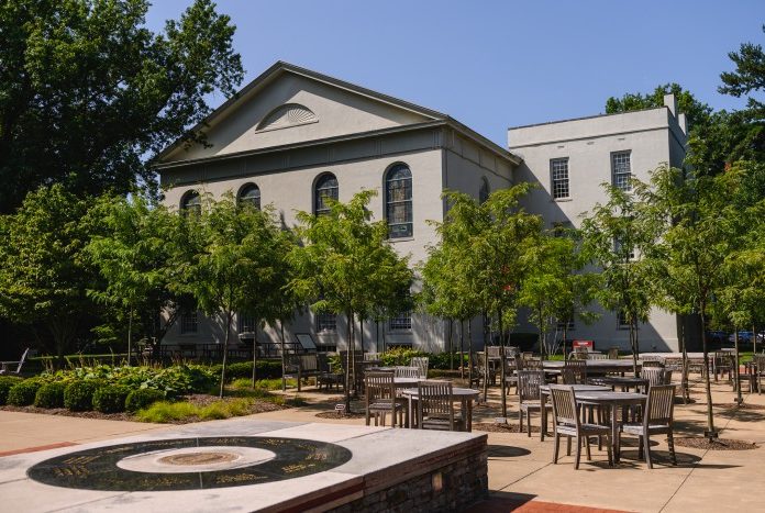Alumni circle while empty