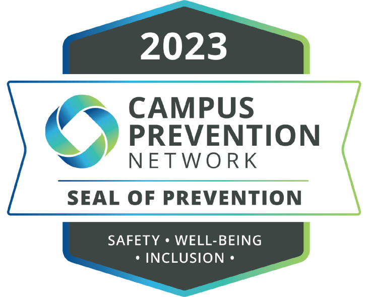 2023 Campus Prevention Network seal of prevention